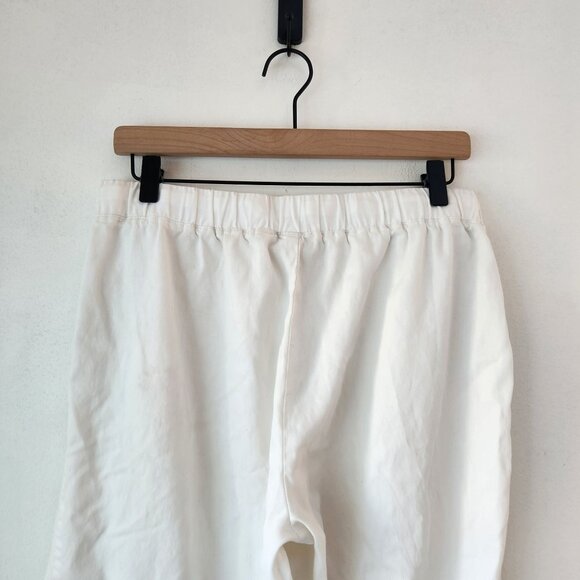 Chico's Zenergy Pull-On White Pants Elastic Waist Beachy Women's S/4 (Chico's 0) - Picture 4 of 8